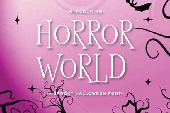 Horror World Font - Featured Image