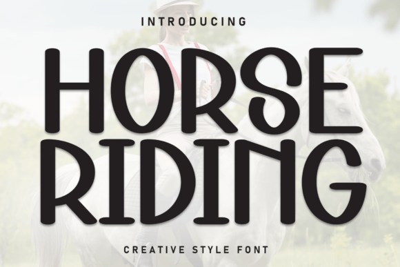 Horse Riding Font - Featured Image