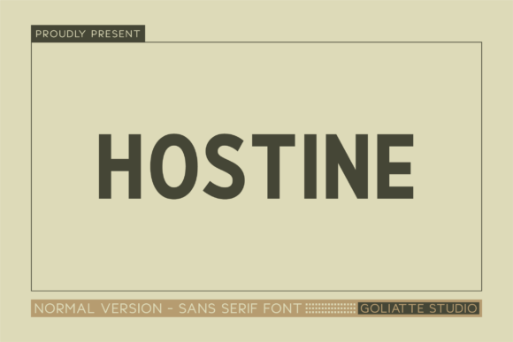 Hostine Font - Featured Image