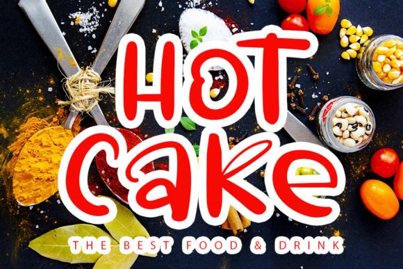 Hot Cake Font - Featured Image