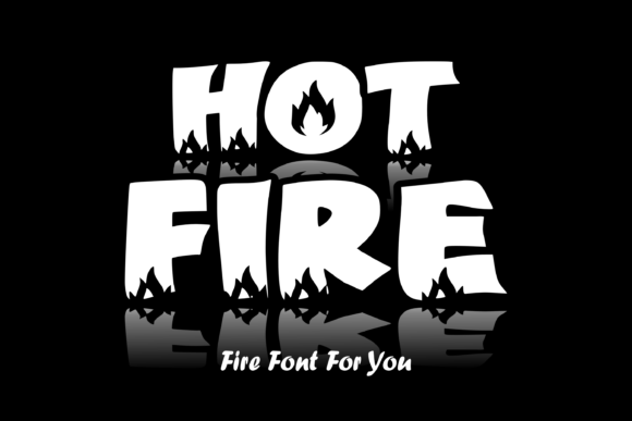Hot Fire Font - Featured Image