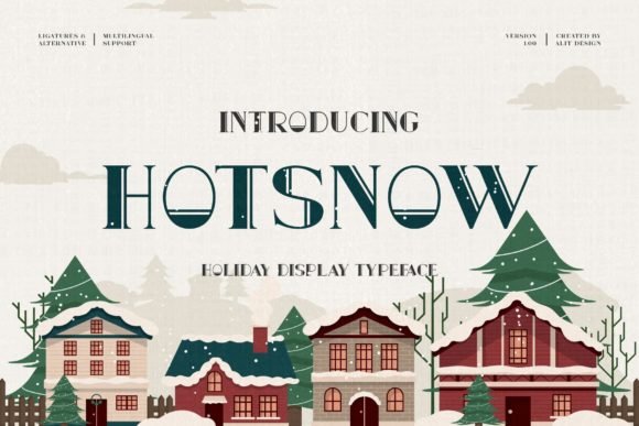 Hot Snow Font - Featured Image