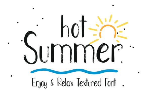 Hot Summer Font - Featured Image
