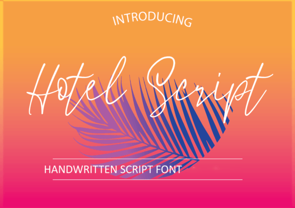 Hotel Script Font - Featured Image