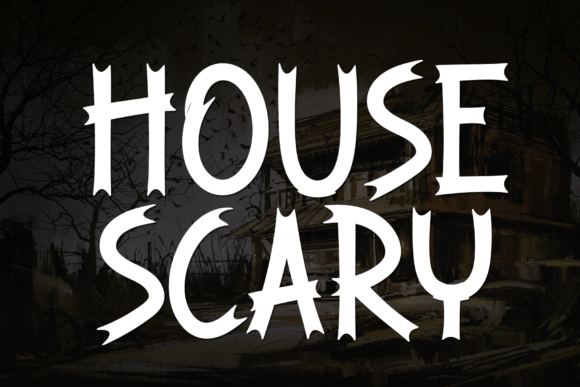 House Scary Font - Featured Image