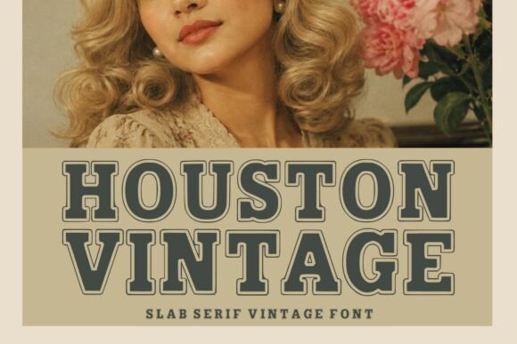 Houston Vintage Font - Featured Image