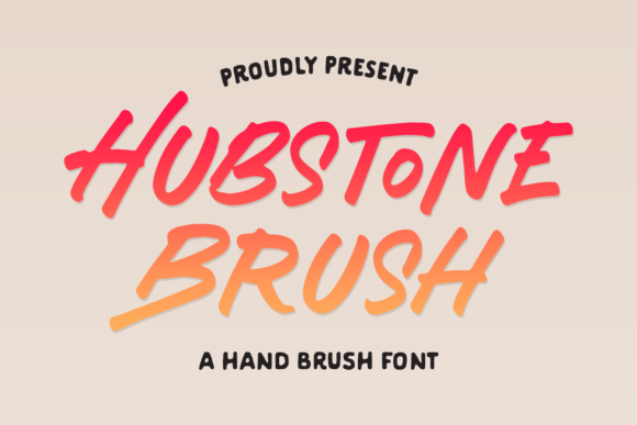 Hubstone Brush Font - Featured Image