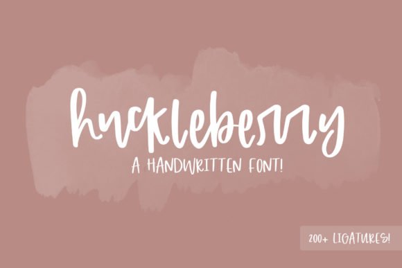 Huckleberry Font - Featured Image