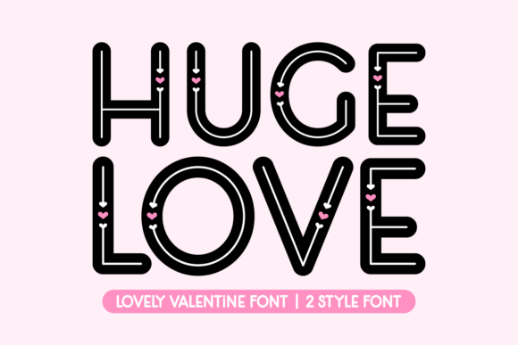 Huge Love Font - Featured Image
