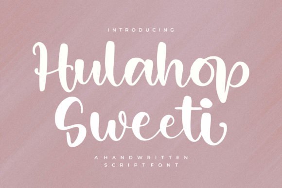 Hulahop Sweet Font - Featured Image