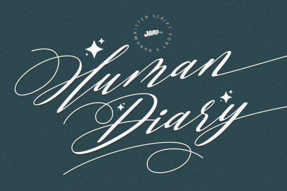 Human Diary Font - Featured Image