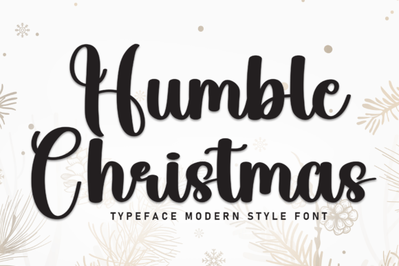 Humble Christmas Font - Featured Image