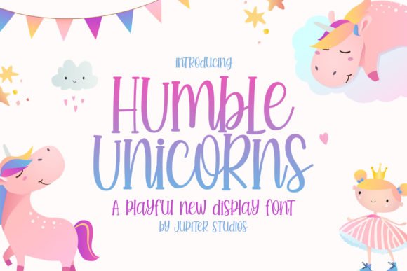 Humble Unicorns Font - Featured Image