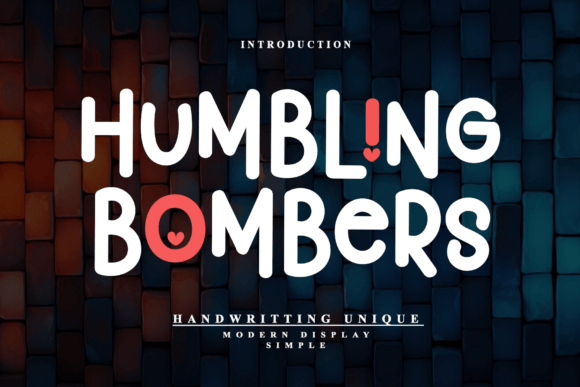 Humbling Bombers Font - Featured Image