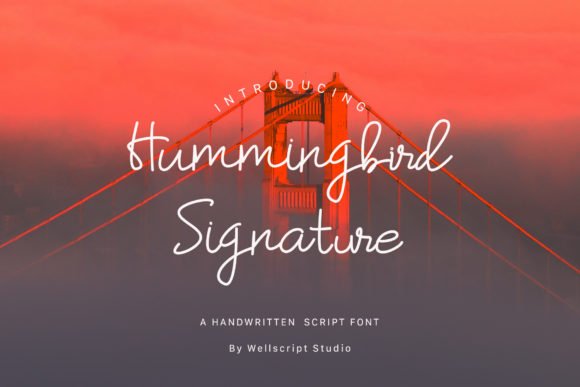 Hummingbird Font - Featured Image