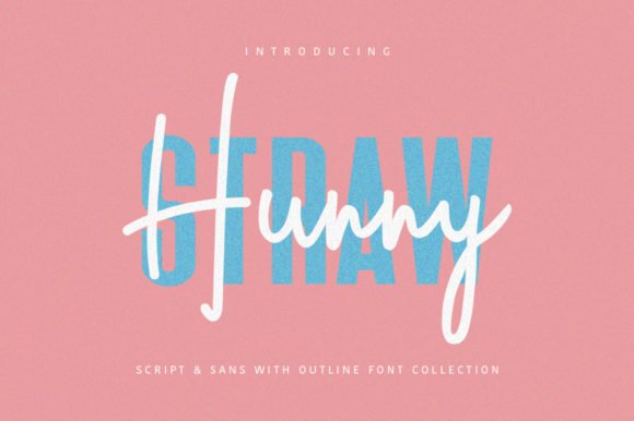 Hunny Straw Font - Featured Image