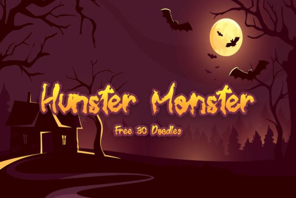 Hunster Monster Font - Featured Image