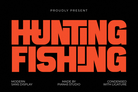Hunting Fishing Font - Featured Image