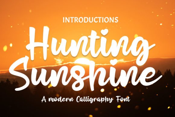 Hunting Sunshine Font - Featured Image