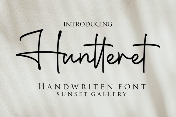 Huntteret Font - Featured Image
