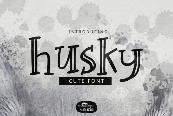 Husky Font - Featured Image