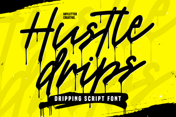 Hustle Drips Font - Featured Image