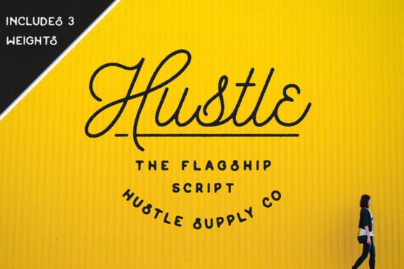 Hustle Font - Featured Image