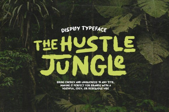 Hustle Jungle Font - Featured Image