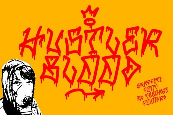 Hustler Blood Font - Featured Image