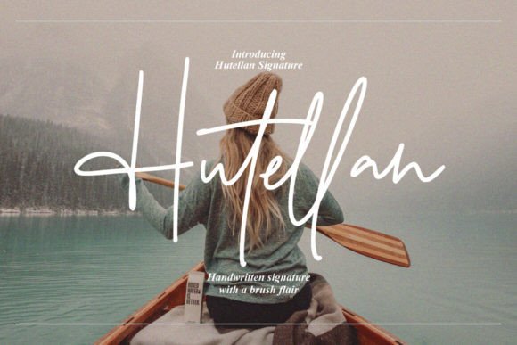 Hutellan Font - Featured Image