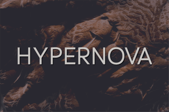 Hypernova Font - Featured Image