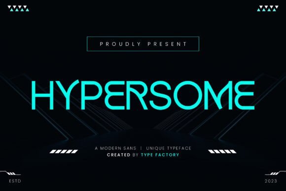 Hypersome Font - Featured Image
