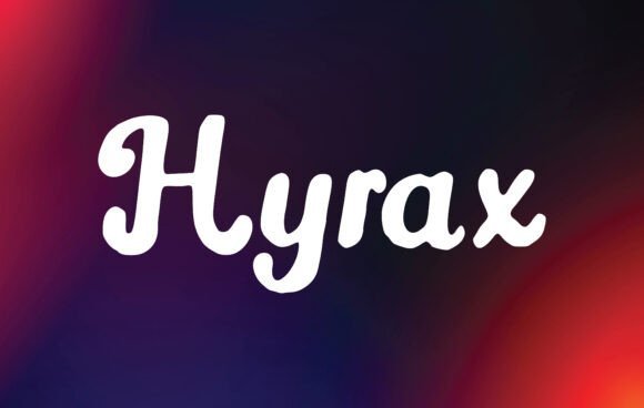 Hyrax Font - Featured Image