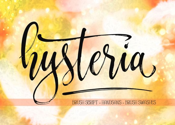 Hysteria Font - Featured Image