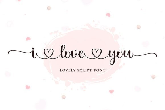 I Love You Font - Featured Image