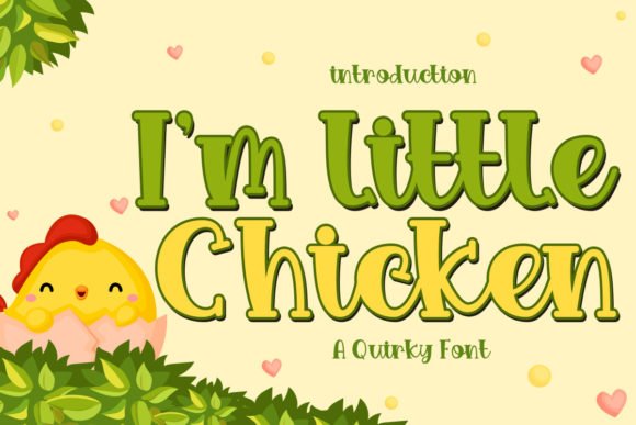 I'm a Little Chicken Font - Featured Image