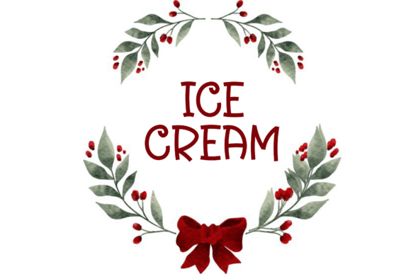 Ice Cream Font - Featured Image