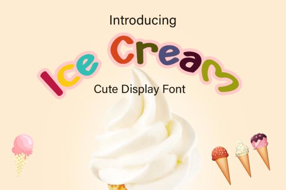 Ice Cream Font - Featured Image