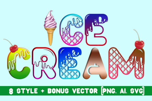 Ice Cream Font - Featured Image