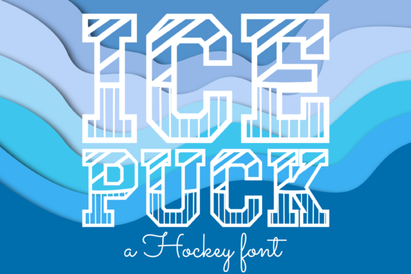 Ice Puck Font - Featured Image
