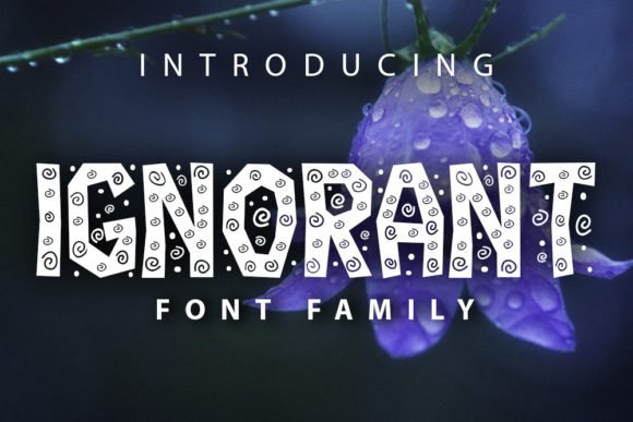 Ignorant Font - Featured Image