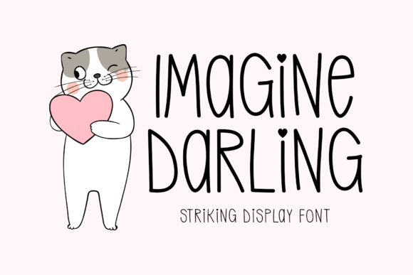 Imagine Darling Font - Featured Image