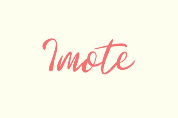Imote Font - Featured Image