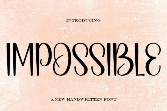 Impossible Font - Featured Image