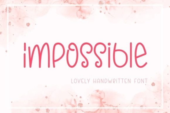 Impossible Font - Featured Image