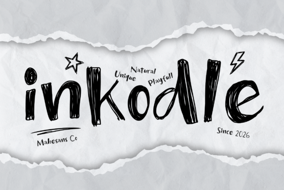 Inkodle Font - Featured Image