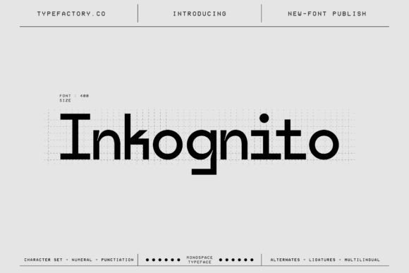 Inkognito Font - Featured Image