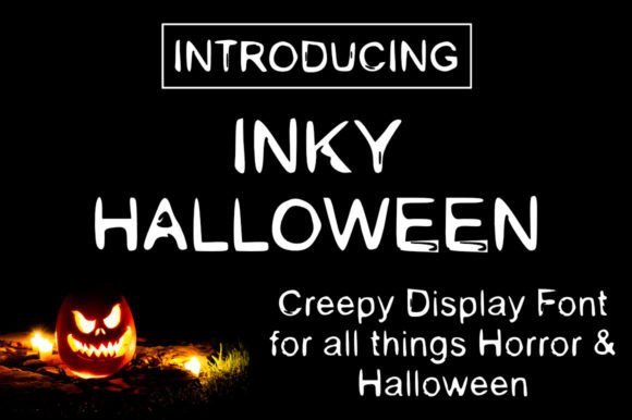 Inky Halloween Font - Featured Image