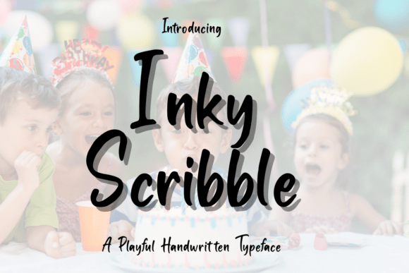 Inky Scribble Font - Featured Image