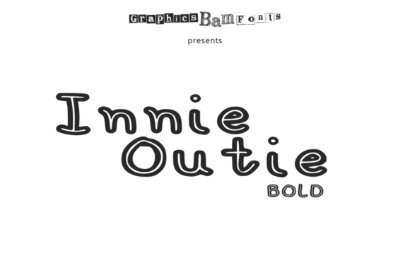 Innie Outie Bold Font - Featured Image